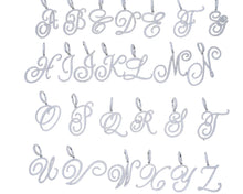 Load image into Gallery viewer, Cursive Tennis Necklace
