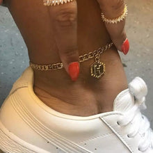 Load image into Gallery viewer, Gold ankle bracelet