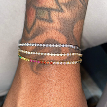 Load image into Gallery viewer, 2MM DIAMOND BRACELET