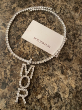 Load image into Gallery viewer, Diamond Nameplate Necklace