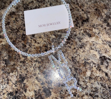 Load image into Gallery viewer, Diamond Nameplate Necklace