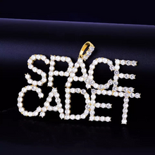 Load image into Gallery viewer, Diamond Nameplate Necklace