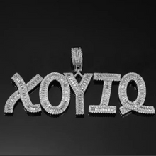 Load image into Gallery viewer, Custom diamond name necklace