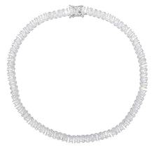 Load image into Gallery viewer, Princess Cut Diamond Necklace