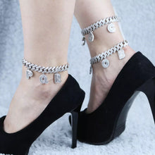 Load image into Gallery viewer, Initial Cuban Anklet
