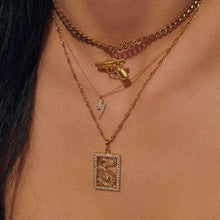 Load image into Gallery viewer, Figaro Dragon Necklace