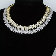 Load image into Gallery viewer, Cluster Tennis Necklace