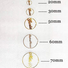 Load image into Gallery viewer, Name Hoop Earrrings