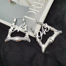 Load image into Gallery viewer, Name Hoop Earrrings