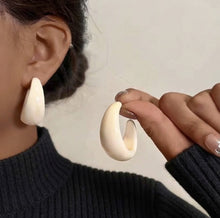 Load image into Gallery viewer, C Hoop Earrings
