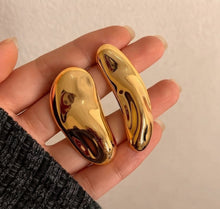 Load image into Gallery viewer, Liquid Metal Earrings
