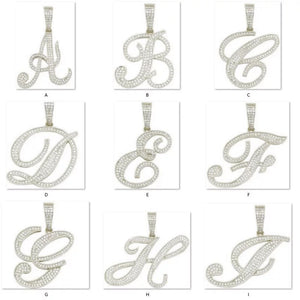 Large Initial Necklace