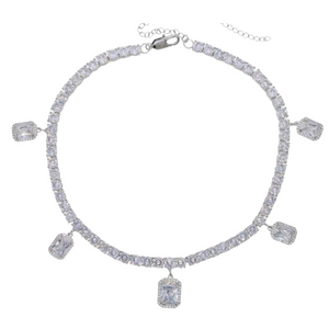 Diamond Charm Choker