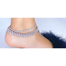 Load image into Gallery viewer, Diamond Tennis Anklet
