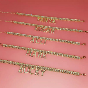 Nameplate Anklet