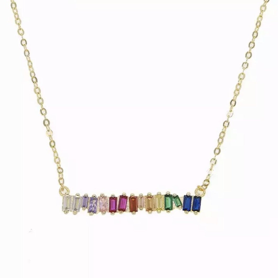 Rainbow necklace