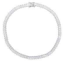 Load image into Gallery viewer, Princess Cut Diamond Necklace
