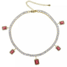 Load image into Gallery viewer, Diamond Charm Choker
