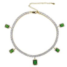 Load image into Gallery viewer, Diamond Charm Choker
