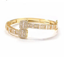 Load image into Gallery viewer, Diamond Square Tennis Bracelet
